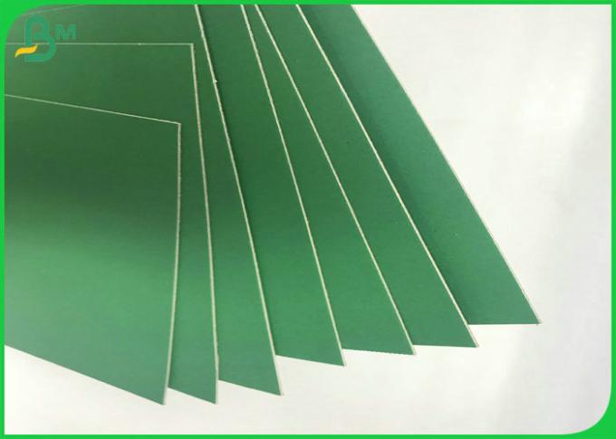 1.2mm 1.5mm 1.8mm Solid Smooth Thick Green Paper Cardboard For Book Binding