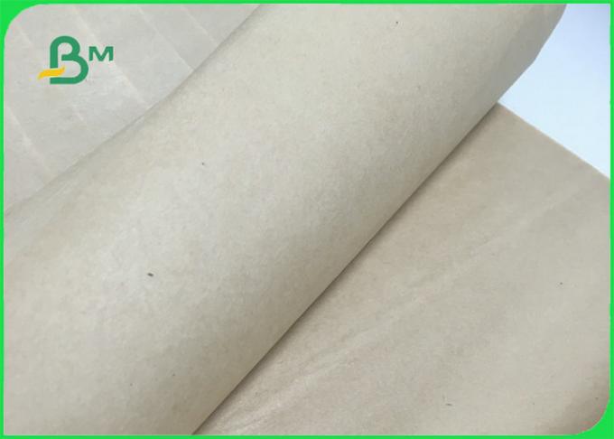 Wrapping Food Safe MG Brown Kraft Paper Roll of 32grams and 24gsm FDA FSC ISO certificate