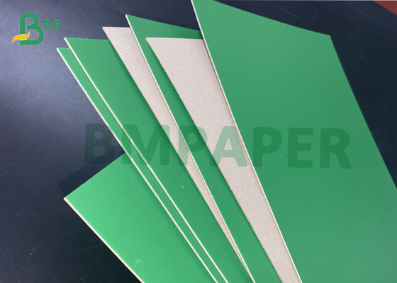 2 mm zielone lakierowane kartony C1S Szary kartonowy papier offsetowy sztywności