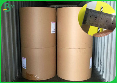 Szerokość 15mm Rolka papieru do pakowania ze słomy Biodegradowalna / Kompostowalna 60GSM 80GSM 120GSM