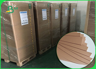 50 - 450 g / m² Jumbo Paper Roll Pakowanie papieru Kraft Red Brown Custom Size