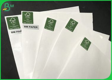 Papier powlekany PE z powłoką smarną, 160gsm + 10g papier jednostronnie błyszczący do pakowania żywności