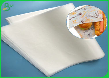 Virgin Wood Pulp Food Grade White MG Kraft Paper 30gsm 35gsm Do Fast Food Bag