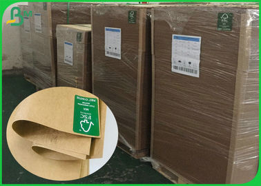 Wysoka sztywność od 135 g / m2 do 450 g / m2 Papier FSC Natural Craft Liner Board 70 * 100 cm Arkusze