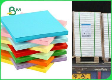 Niebieski / zielony kolorowy papier offsetowy FSC do karteczek samoprzylepnych 80 g / m2 120 g / m2