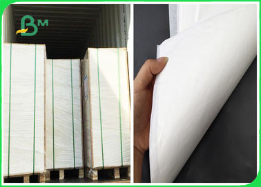 FDA i FSC akredytowany gładki biały papier pakowy do pakowania mąki 70 * 100 CM