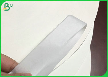 Food Grade 32mm 44mm szerokość 28gsm Białe rolki Kraft do papieru do pakowania słomy