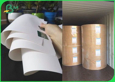 Bielone rolki papieru pakowego 36 cali 80 g / m2 120 g / m2 biały papier do pakowania