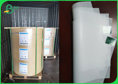 Biały papier pakowy rzeźnik o gramaturze 35 g / m2 FDA Duże rolki