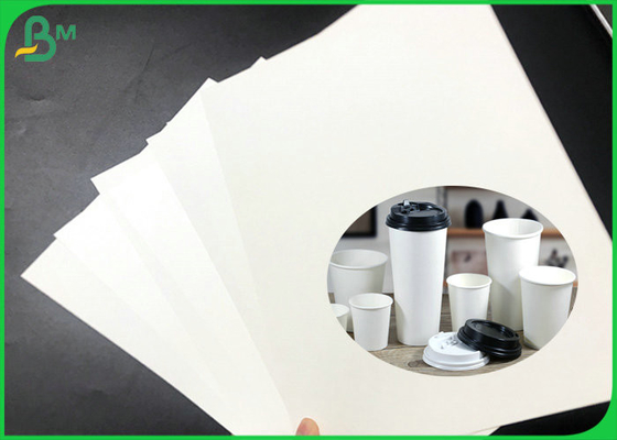 Jumbo Rolls 200gsm + 15PE powlekany biały papier do papierowych kubków o szerokości 700mm