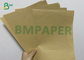 Rolka papieru pakowego o gramaturze 50 g / m2, szerokość 525 mm, laminowana do toreb papierowych