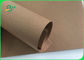 Brązowy niebielony papier pakowy Kraft Liner o gramaturze 110-220 G / m2