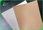 140 - 170g Dobra sztywność jednostronnie drukowany biały / brązowy papier pakowy do pakowania