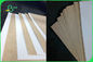 Arkusz papieru pakowego Virgin Pulp, z drugiej strony, jednolity biały, tylny brązowy