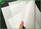 Papier jednostronny w połysku mg 30G do 60G Biała bielona rolka papieru pakowego 90 cm