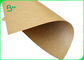Brązowy papier spożywczy do pudełek na wynos Odporny na rozdarcie 300 g / m2 350 g / m2