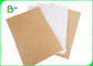 Kompostowalny papier pakowy o gramaturze 200 g / m2 i gramaturze 250 g / m2 na tacę na żywność 790 mm 890 mm powlekany znakiem