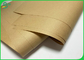 100% brązowy papier pakowy z pulpy drzewnej 70gsm 80gsm do torby do pakowania przekąsek