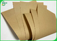 100% brązowy papier pakowy z pulpy drzewnej 70gsm 80gsm do torby do pakowania przekąsek