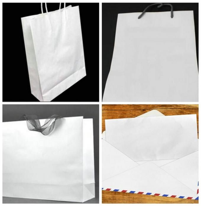 FSC Certified 100gsm 120gsm Virgin Pulp Natural Kraft Paper Roll For Shopping Bag