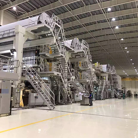 Pudełka na wynos 300 g / m2 Niebielony brązowy papier pakowy do pojemnik&oacute;w na żywność 4