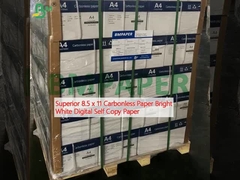 Super 8.5 x 11 Papier bezwęglowy Błękitny biały papier cyfrowy