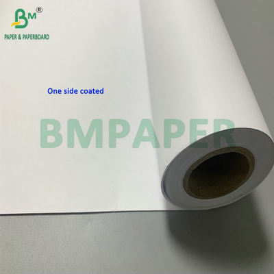28lb 32lb powlekany papier CAD 1 rolka na opakowanie 40' x 300ft 3' rdzeń