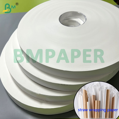 24g 28g Papier do pakowania słomek do kontaktu z żywnością w rozmiarach 27mm 28mm 29mm