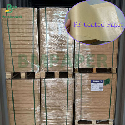 Papier powlekany PE o gramaturze 30 g/m² z odpornością na olej do pakowania sztućców 70 x 100 cm