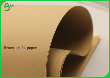 Rozmiar Niestandardowy brązowy papier rolkowy 400GSM do robienia papieru do pakowania prezentów