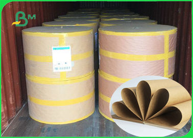 250 / 300 / 300gm Dobra wytrzymałość powierzchni Glossy Kraft Paper Roll For Packing