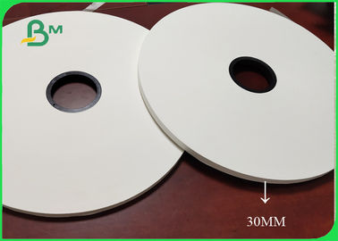 Papier w kolorze białym o gramaturze 26 g / 28 g / m2, szerokość 30 mm, 32 mm, bez szkody dla człowieka