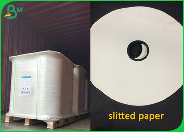 60g Jednorazowa rolka papieru szczelinowego 15 mm do bezpiecznych dla żywności słomek do drukowania