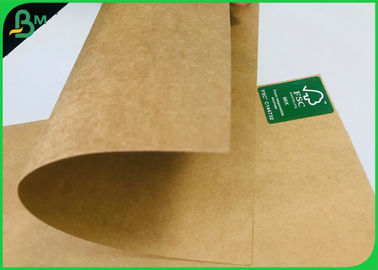 Brązowa tektura Kraft z certyfikatem FDA 250 g / m2 300 g / m2 Rolka papieru do pakowania żywności