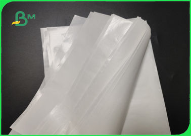 100 mikronów 120 g / m2 135 g / m2 Biały papier pakowy do pakowania żywności Odporny na tłuszcz