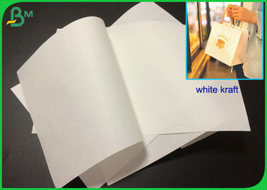 100g 120g Biały papier pakowy o dużej wytrzymałości bielony do toreb na zakupy