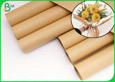 Brązowy papier pakowy z certyfikatem SGS 70g 80g do opakowania na kwiaty