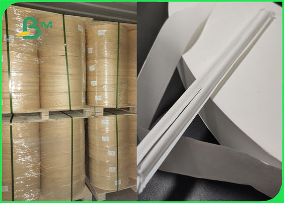 Biodegradowalny papier opakowaniowy do słomy spożywczej zatwierdzony przez FDA 32mm 44mm 24 26 28gsm