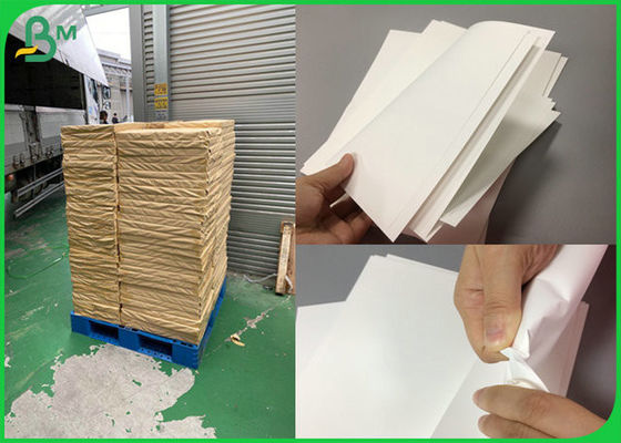 100um 130um wodoodporny papier syntetyczny w kolorze białym do tworzenia etykiet
