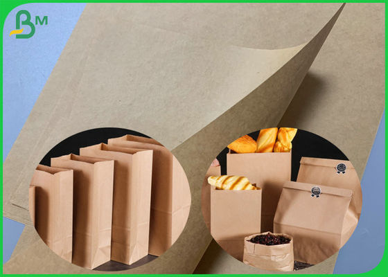 60g 80g Eco Friendly Virgin Brown Kraft Paper do pakowania w torebki z przekąskami