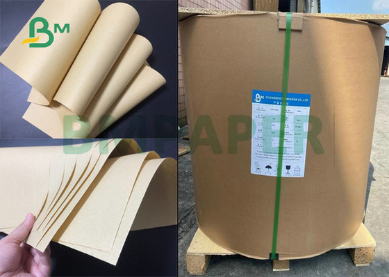 40gsm 50gsm 60gsm Food Grade Brown Kraft Paper Jumbol Roll Wide 40 &quot;x 100ft For Package