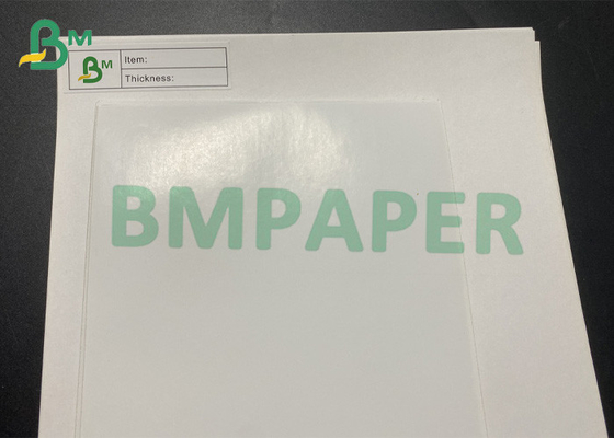Papier samoprzylepny o gramaturze 80 g / m2, biały, powlekany, przezroczysty papier do drukowania etykiet