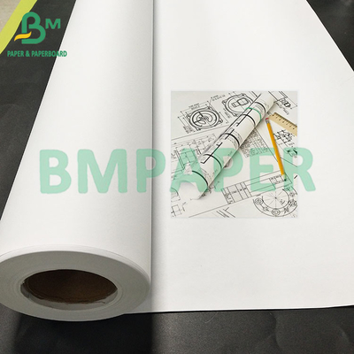 24" x 150' 20 lb CAD Inkjet Bond Plotter Paper 5 rolki/casus 2"Core