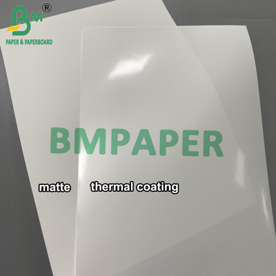 Papier termiczny syntetyczny Jumbo Roll 1090mm*8000m Materiał papieru do etykiet odpornych na łzy