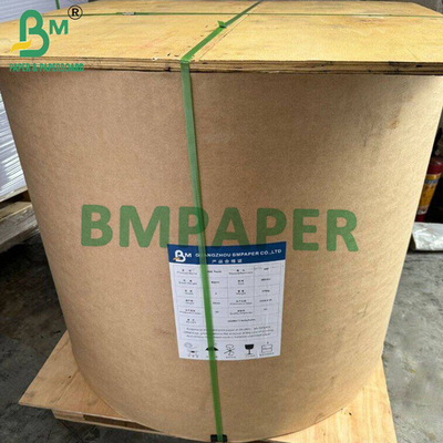 Papier termiczny syntetyczny Jumbo Roll 1090mm*8000m Materiał papieru do etykiet odpornych na łzy