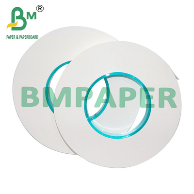 25 mm x 1000 m słomki do pakowania żywności Biały papier z rolką Jumbo 28g