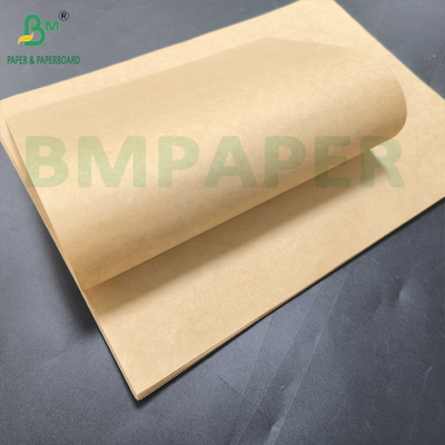 Wysokiej wytrzymałości worek papierowy papier prosty brązowy 70gm 80gm półrozciągany kraft