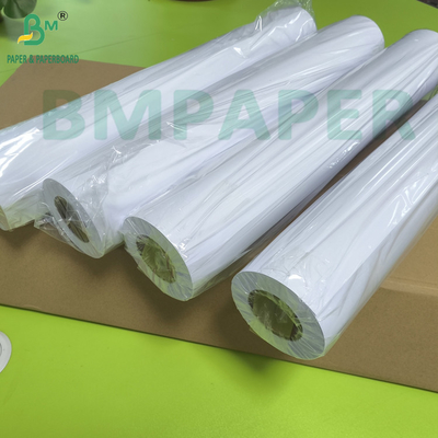 Papier Inkjet Plotter 30 X 150 CAD Paper Roll 80gsm dla szerokiego formatu atramentu atramentu
