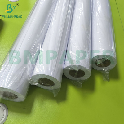 Papier Inkjet Plotter 30 X 150 CAD Paper Roll 80gsm dla szerokiego formatu atramentu atramentu