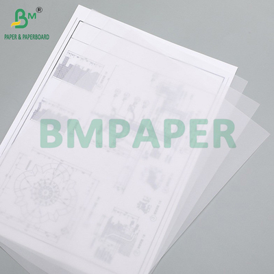 50 g 83 g Przejrzysty papier śledzący Papier masłowy do CAD Doskonała absorpcja atramentu